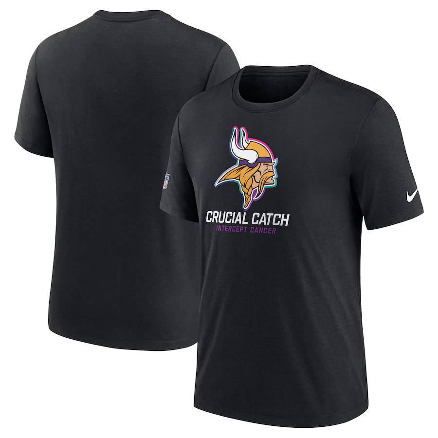 Men Minnesota Vikings 2024 Nike NFL black T shirts